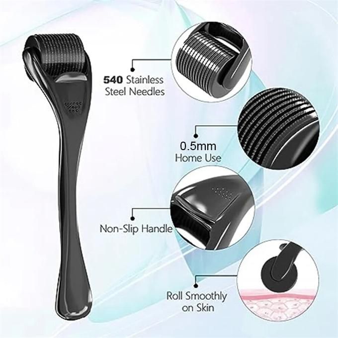 Skin Beard Hair Health Care Roller 0.53mm Face Body and Hair Growth Facial Roller Tool