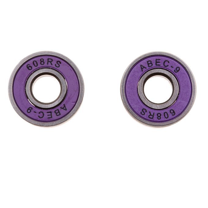 10Pcs/Pack ABEC-9 608RS Roller Skate Wheel Bearings Seal Ball Purple