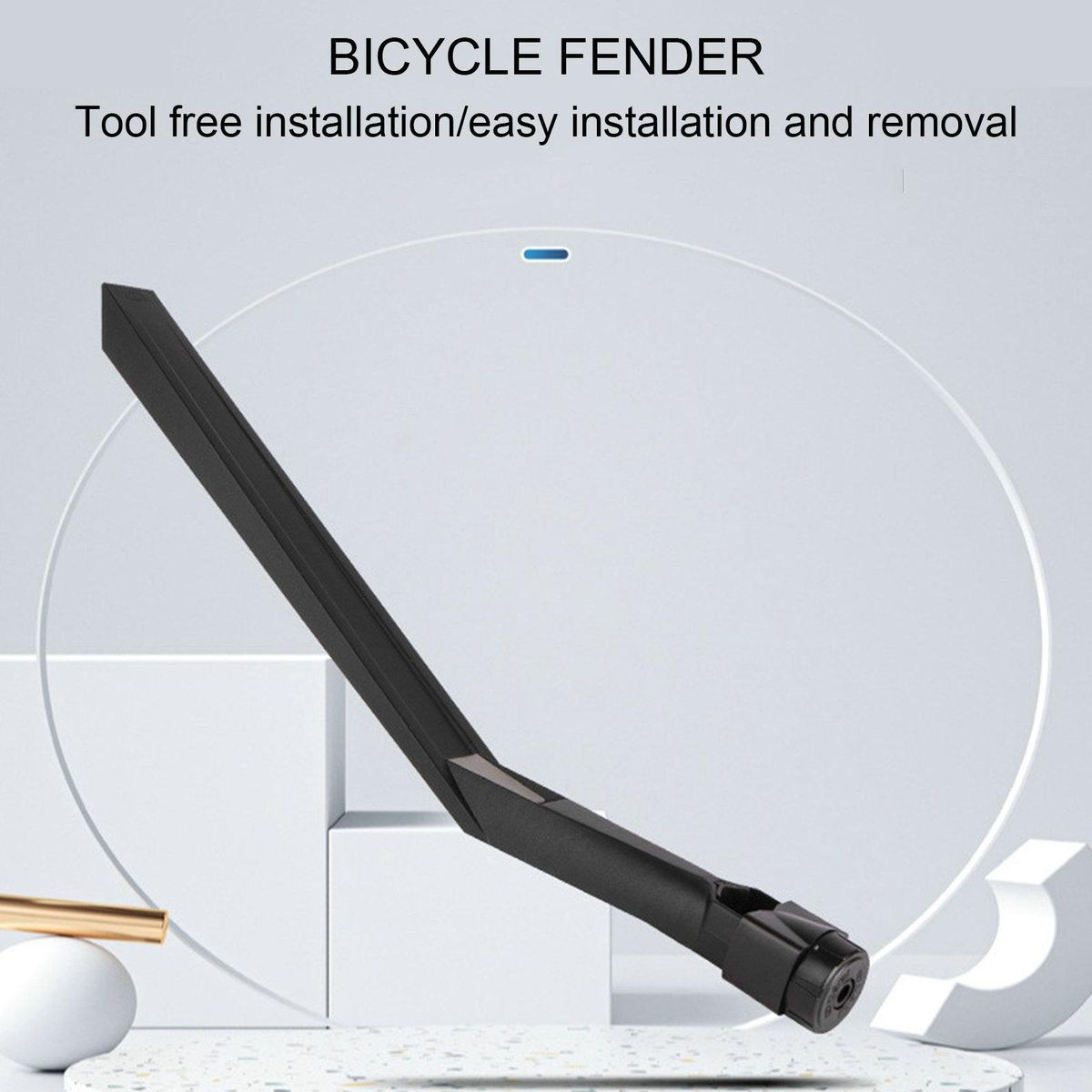 Cycling Fender Safety Warning Bicycle Fender Black