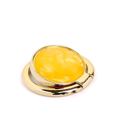 Magnet Plain Ring Phone Holder - Yellow