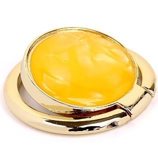 Magnet Plain Ring Phone Holder - Yellow