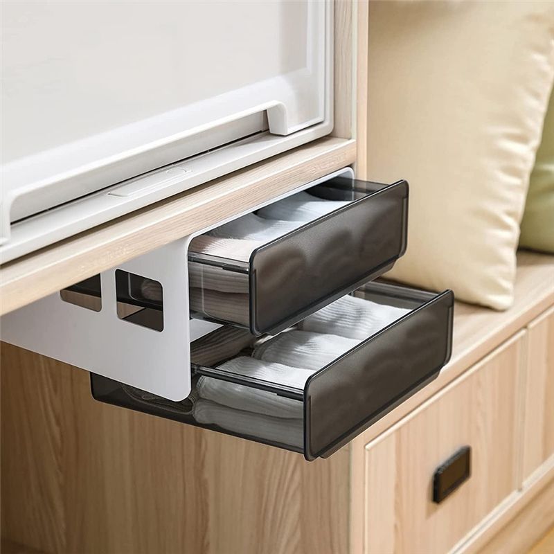 -Adhesive Organizer Black