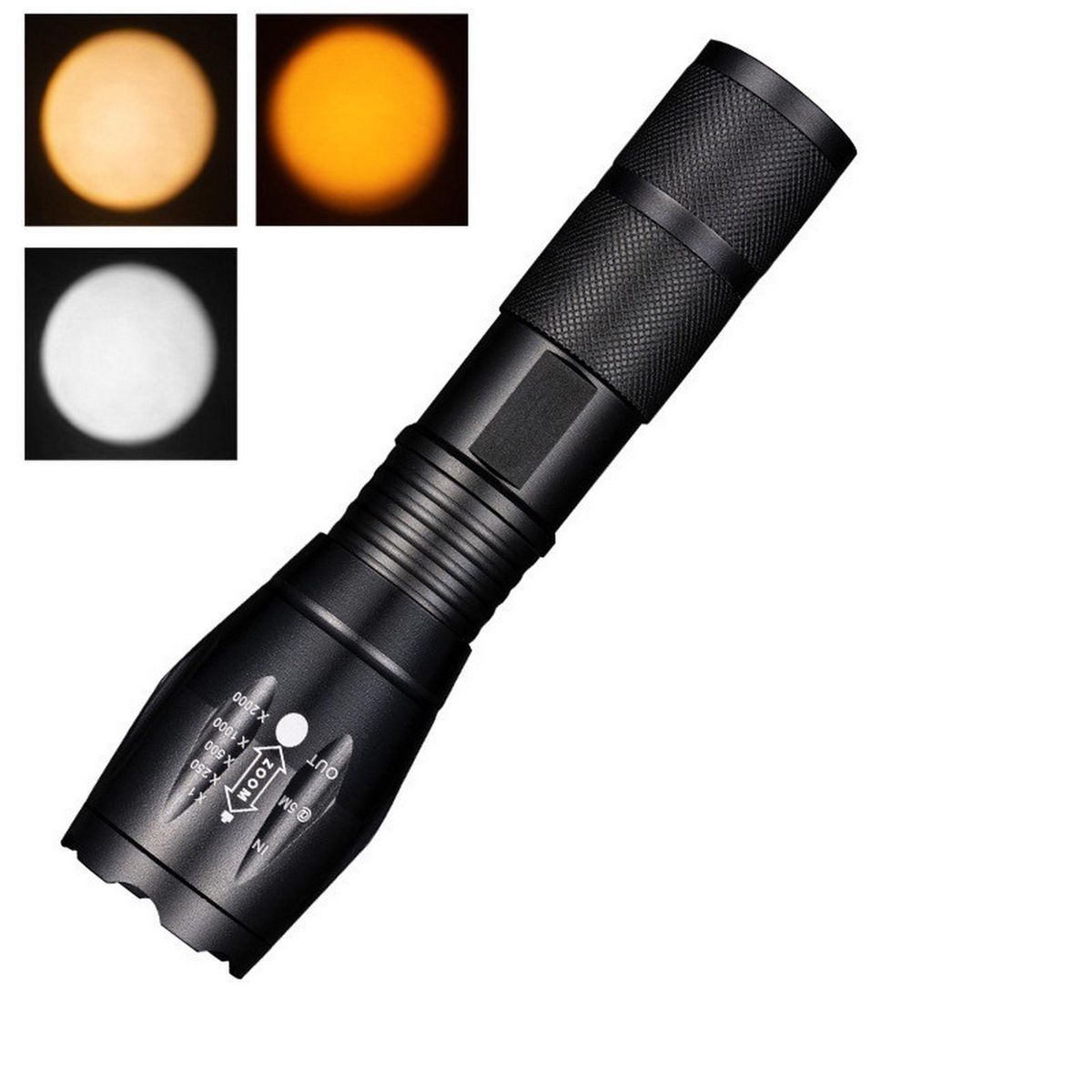 Camping Flashlight USB Charging LED Flashlight Camping Torchlight D