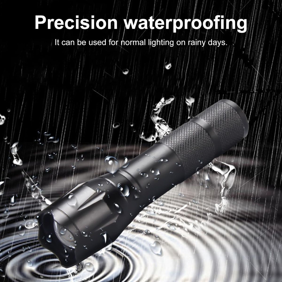 Camping Flashlight USB Charging LED Flashlight Camping Torchlight D