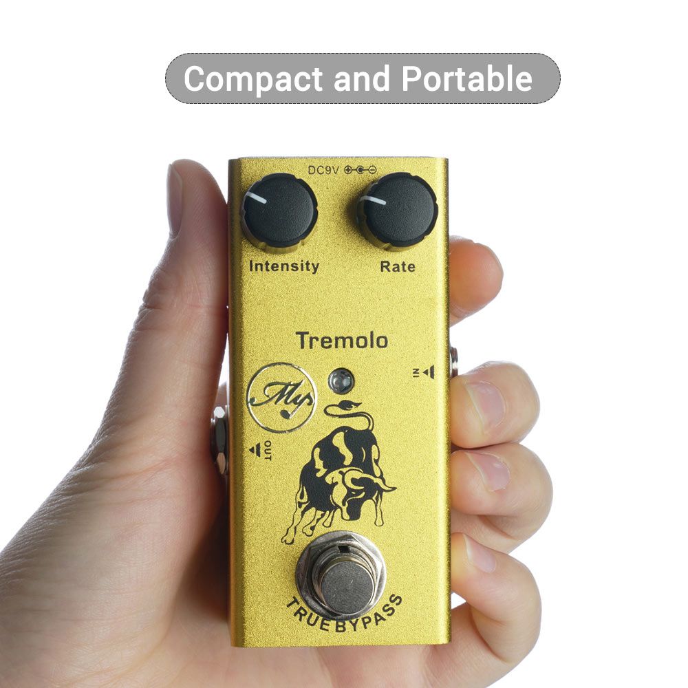 Tremolo Guitar Effect Pedal With ABS Control Knobs Mini