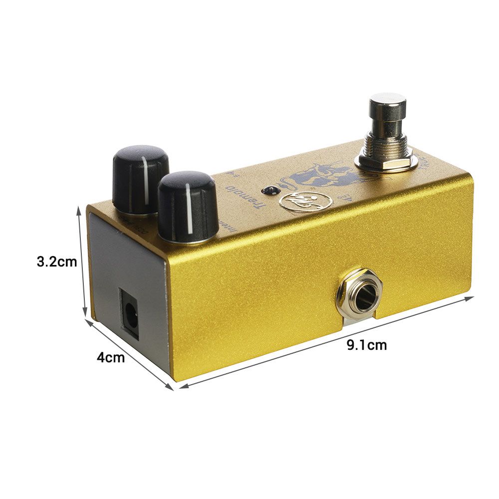 Tremolo Guitar Effect Pedal With ABS Control Knobs Mini