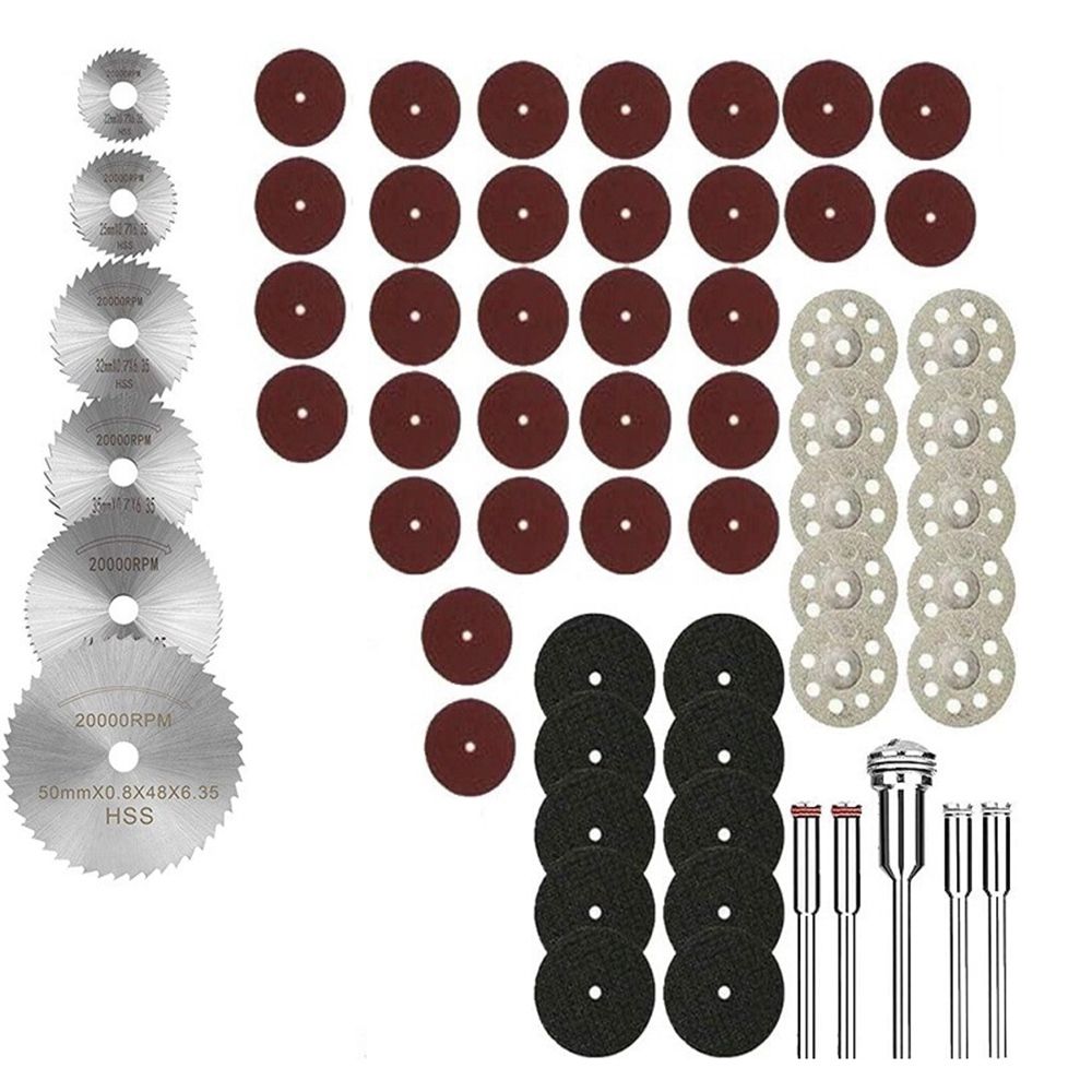 61Pcs Mini Circular Saw Blade Set Resin Cut-Off Wheels