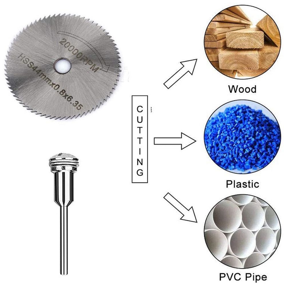 61Pcs Mini Circular Saw Blade Set Resin Cut-Off Wheels