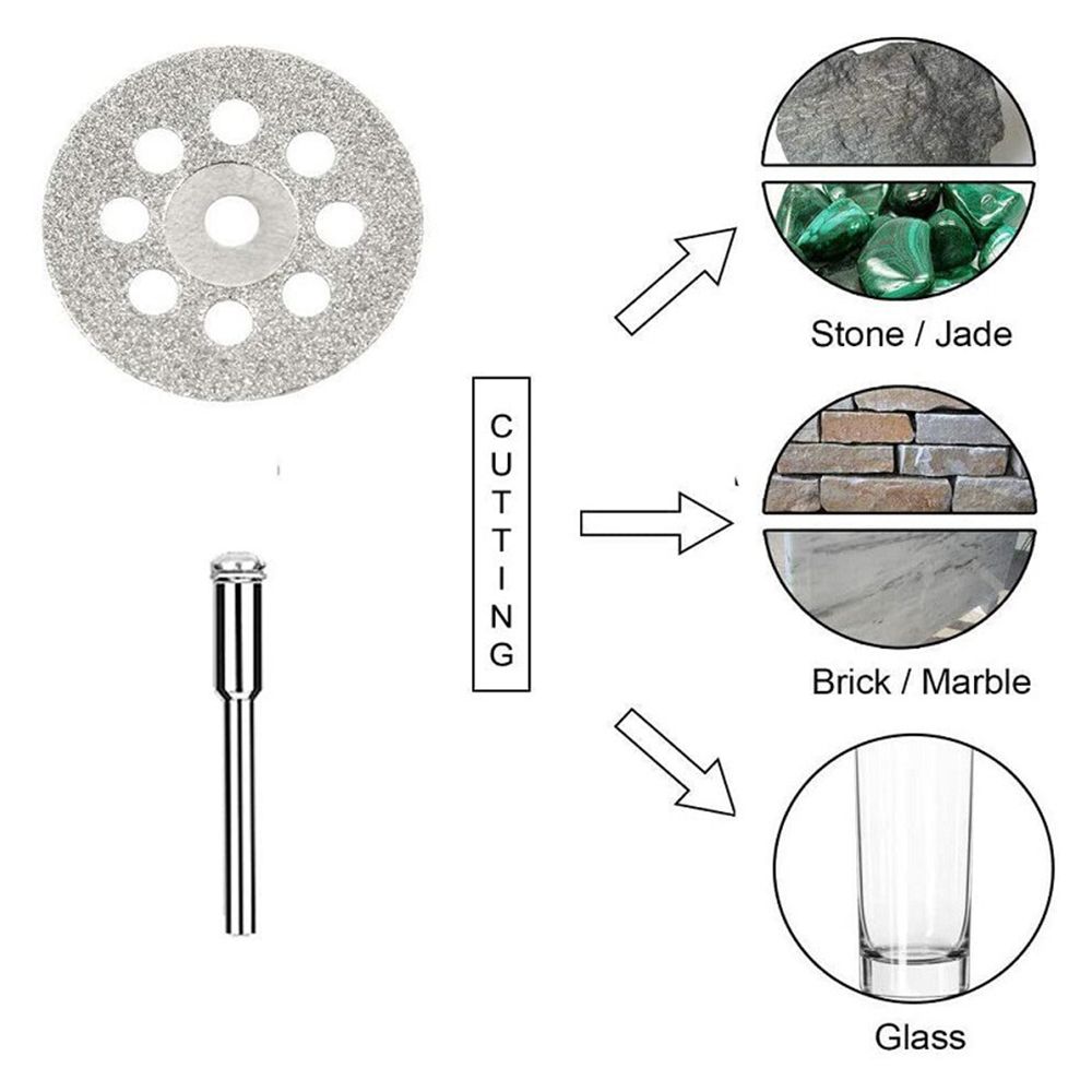 61Pcs Mini Circular Saw Blade Set Resin Cut-Off Wheels