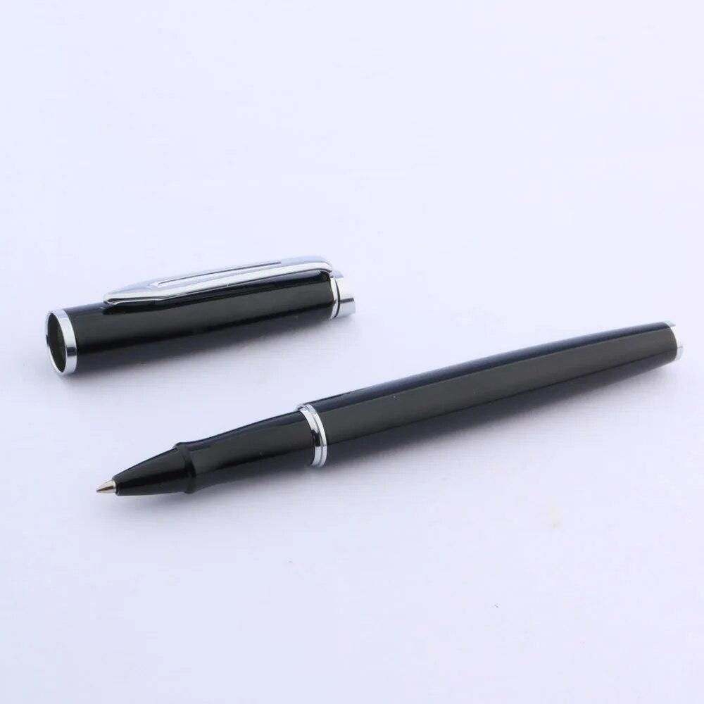 High Quality Metal 187 Ball Point Black Medium Silver piece  Rollerball Pen Stationery Office School Supplies