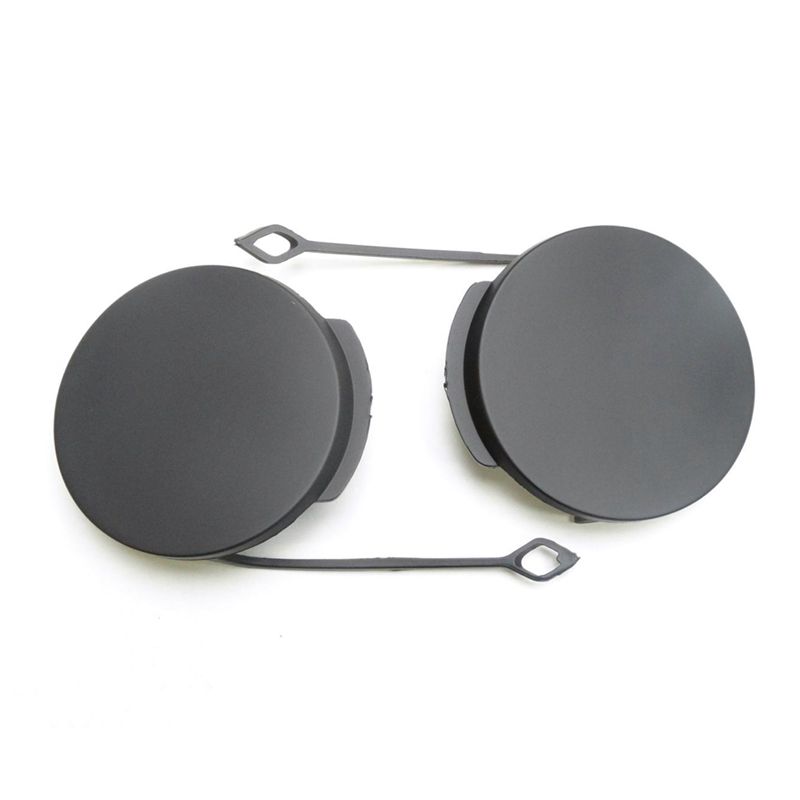 1Pair Car Frontper Tow Hook Cover Cap Towing Hole Lid Trailer Trim Cap 8Z0898406 for-Audi A2 2000-2005
