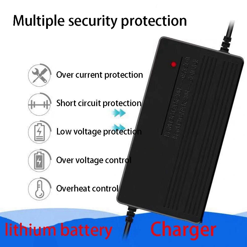 48V 2A Lithium Battery Charger for Electric Bike Scooter Ba