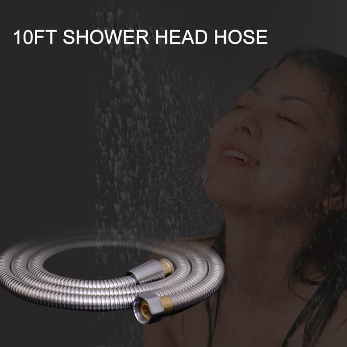 10FT Shower Head Hose Handheld Long Stainless Steel