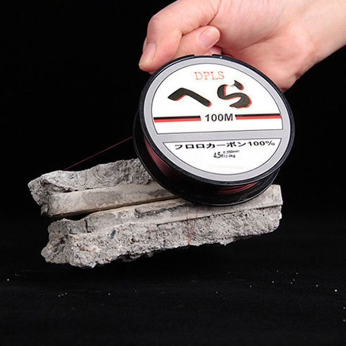 100 Meters Fishing Nylon Line Wind Resistant Fishing Line Recreational Fishing Flexible Practical Convenient Silver