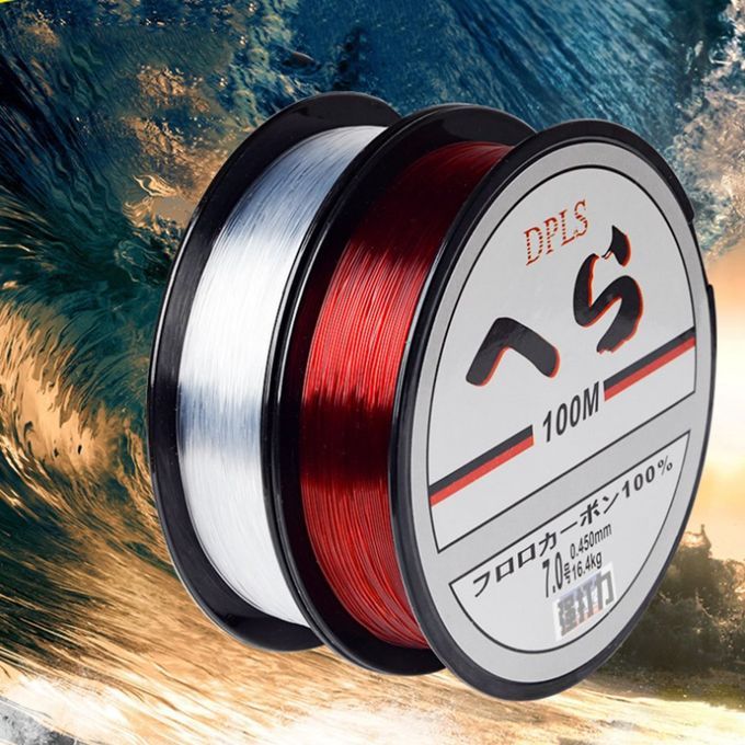 100 Meters Fishing Nylon Line Wind Resistant Fishing Line Recreational Fishing Flexible Practical Convenient Silver