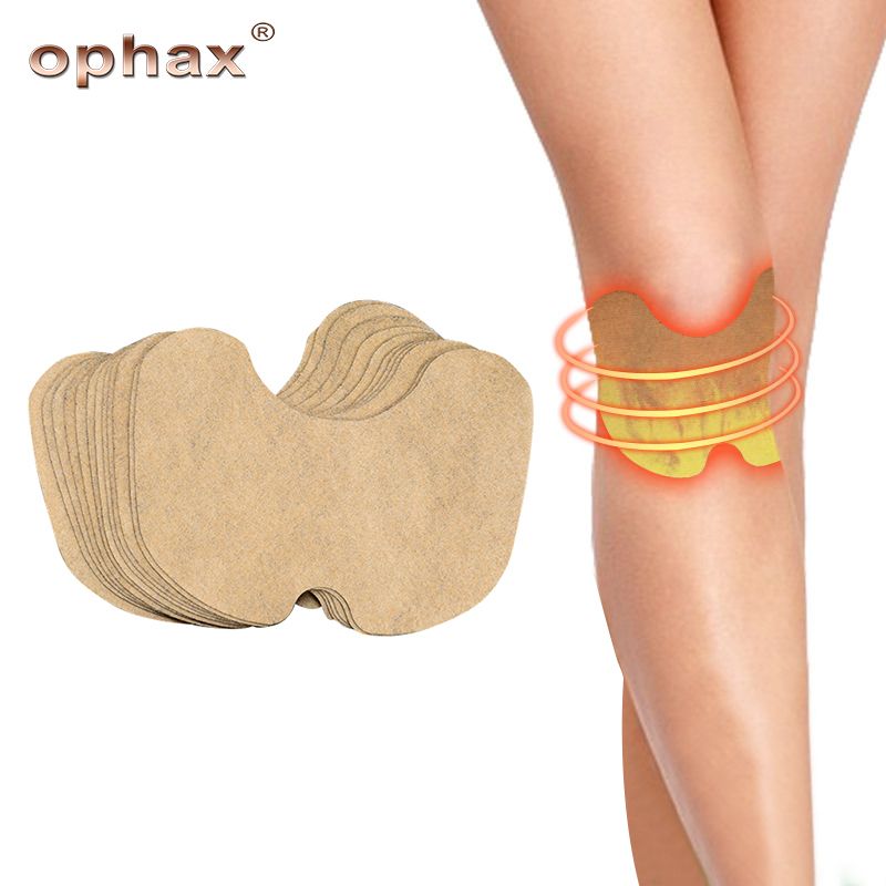 Medical Knee Moxa 12pcs/Bag Patches Moxibustion Extract Wormwood Joint Plaster Self Heating Relieving Patch Ache Arthritis Pain