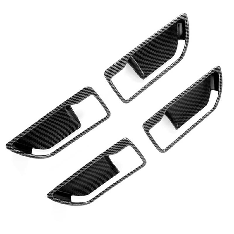Car Door Inner Door Bowl Decoration Cover Inner Armrest Handle Frame for Toyota Highlander 2021 2022