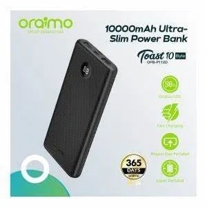Pb-112d Slice Toast 10 Byte 10000mah Quick Charging Ultra Slim Power Bank