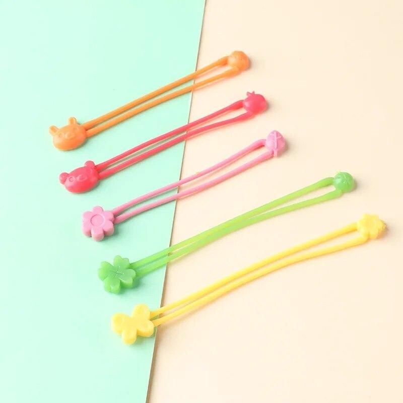 5pcs Multi-Purpose Silicone Rubber Strap Silicone Wrap Bands Bento Box Elastic Silicone Band Lunch Box for Home Storage Tools