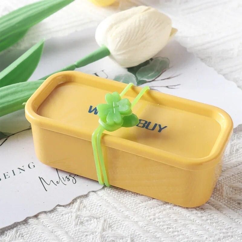 5pcs Multi-Purpose Silicone Rubber Strap Silicone Wrap Bands Bento Box Elastic Silicone Band Lunch Box for Home Storage Tools