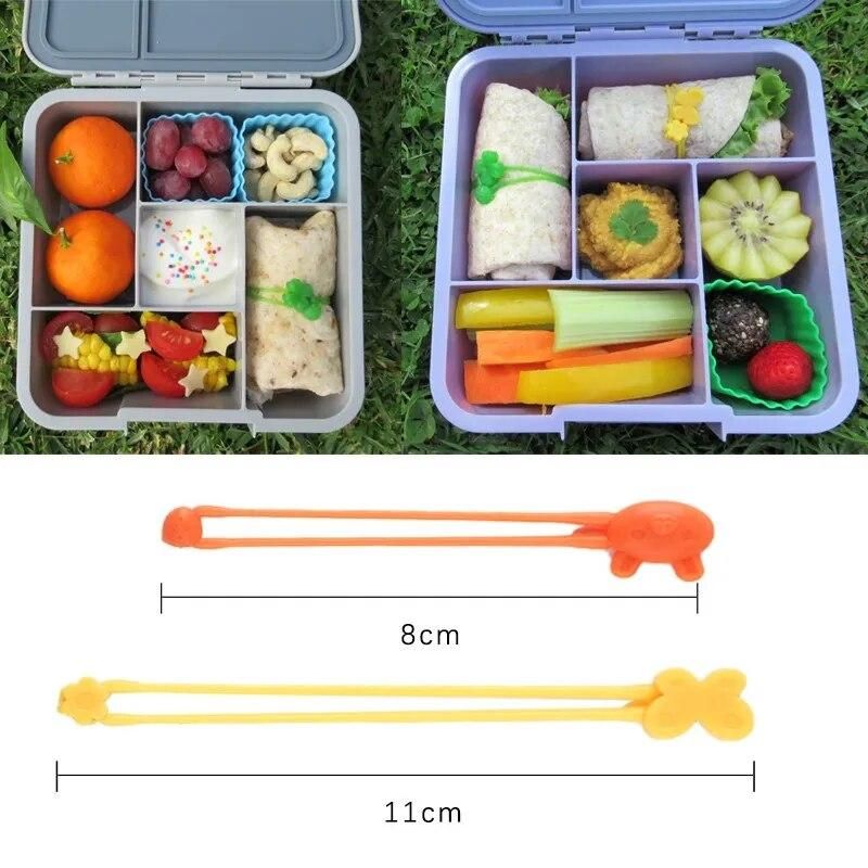5pcs Multi-Purpose Silicone Rubber Strap Silicone Wrap Bands Bento Box Elastic Silicone Band Lunch Box for Home Storage Tools