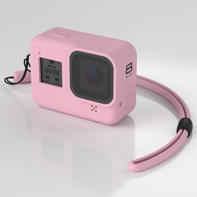 Silicone Full Cover Action Camera Protective Case Kit-Black