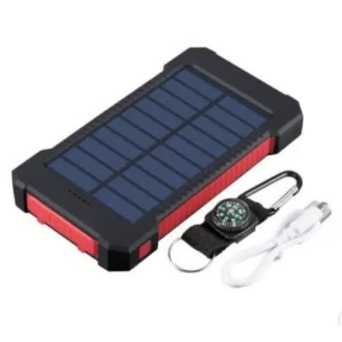 Power Bank With Solar Panel - 10000mAh