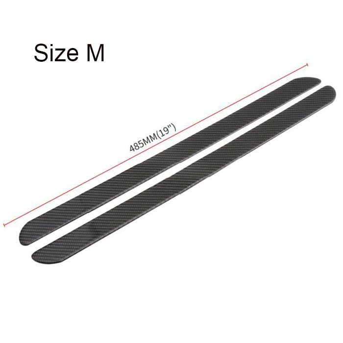2PCS Universal Auto Threshold Cover Panel Carbon Fiber Step