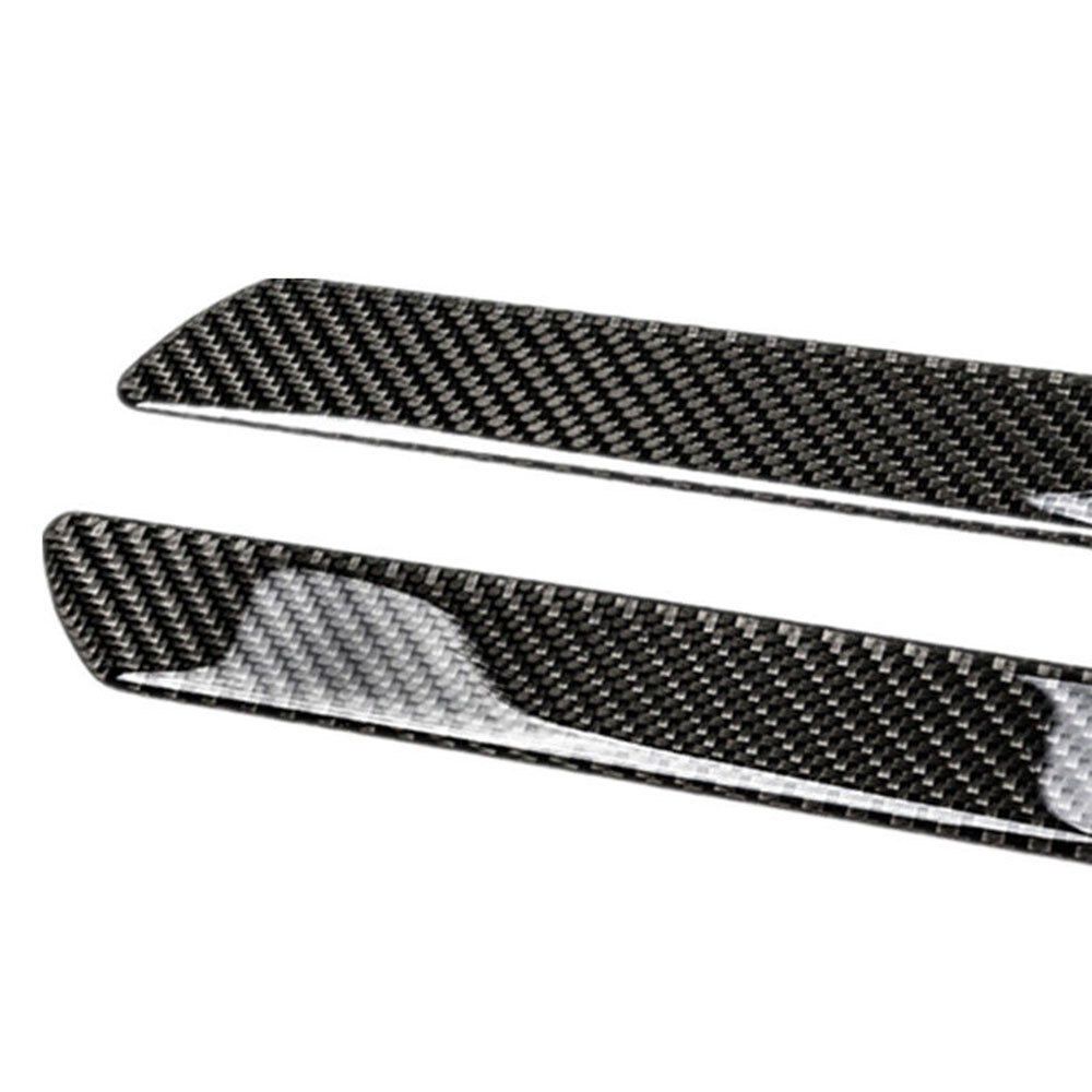 2PCS Universal Auto Threshold Cover Panel Carbon Fiber Step