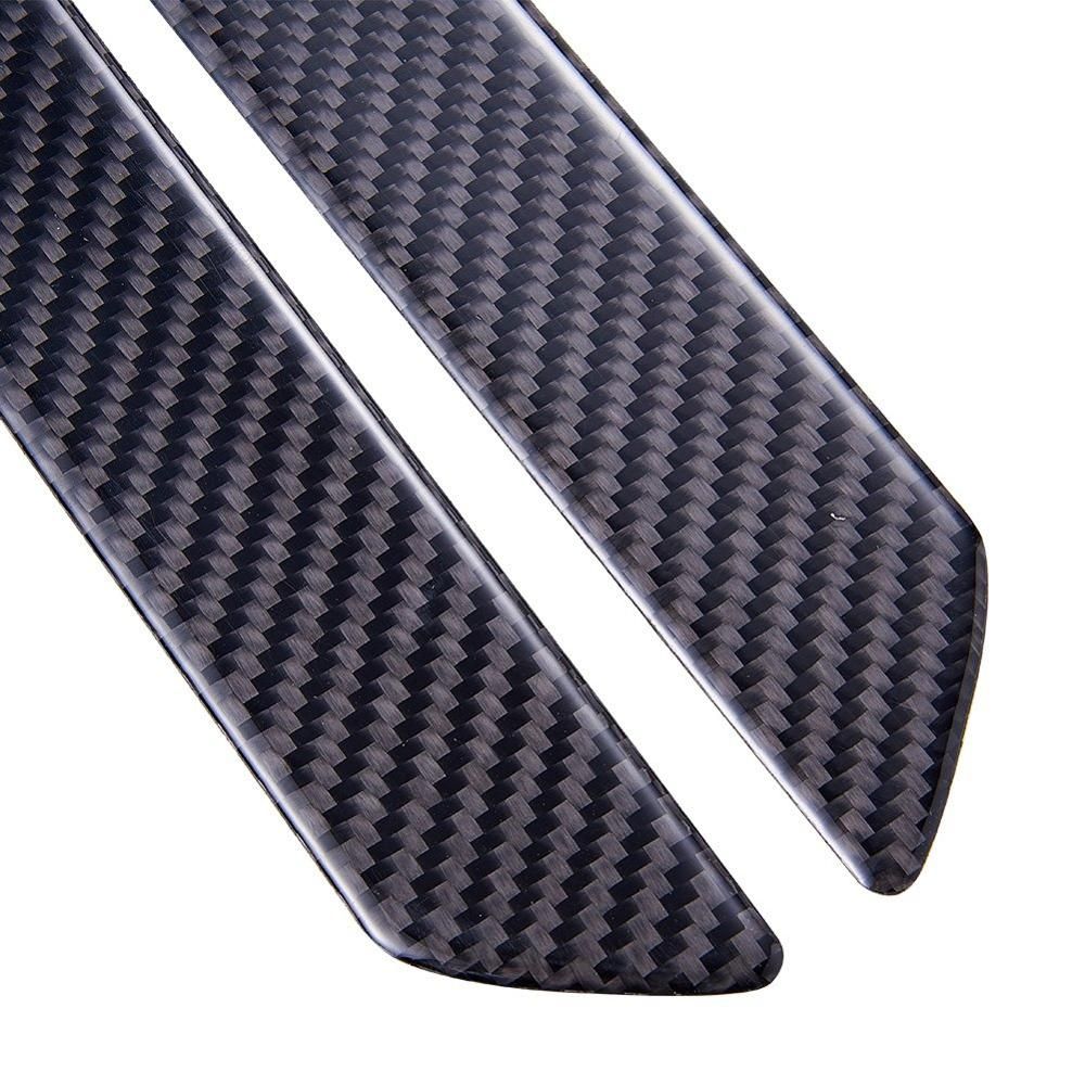2PCS Universal Auto Threshold Cover Panel Carbon Fiber Step