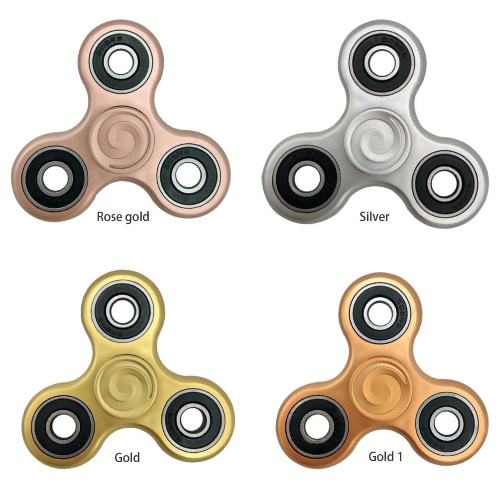 ABS Tri Fidget Hand Finger Spinner Spin Widget Focus Toy EDC Pocket Desktoy Triangle Plastic Gift for ADHD Children Adults Relieve Stress Anxiety Boredom Killing Time High Quality Hybrid Ceramic Bearing