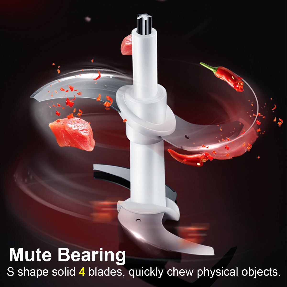 3 Speed 3L 220V Multifunction Electric Meat Grinder Mixing Food 304 Stainless Steel Mincer Chopper For Kitchen Silver