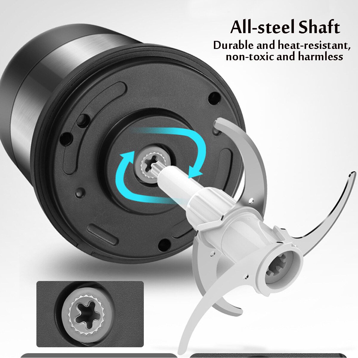 3 Speed 3L 220V Multifunction Electric Meat Grinder Mixing Food 304 Stainless Steel Mincer Chopper For Kitchen Silver