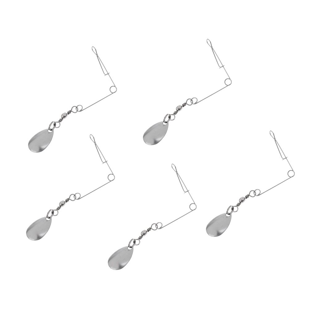 20 Pieces Spinnerbait Rigs Spinners Spinner Baits Spoons  Steel