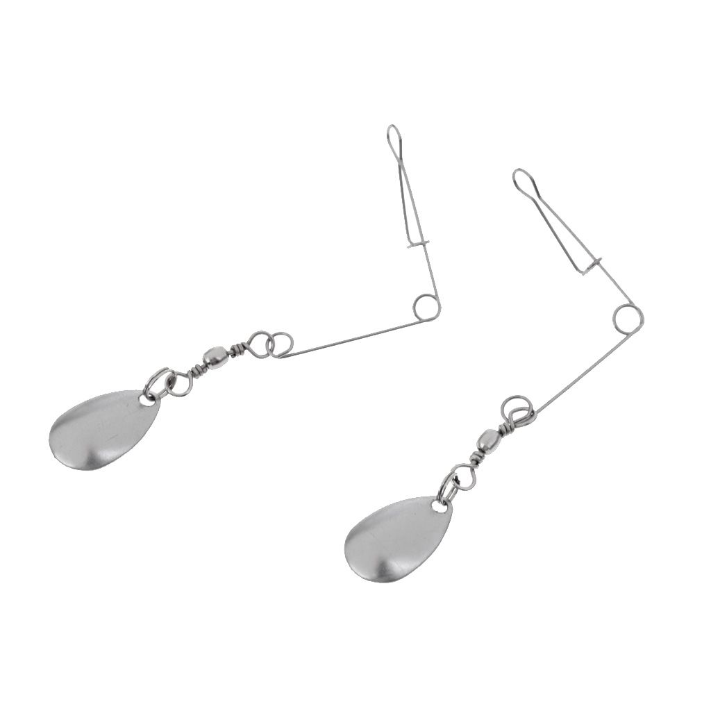 20 Pieces Spinnerbait Rigs Spinners Spinner Baits Spoons  Steel
