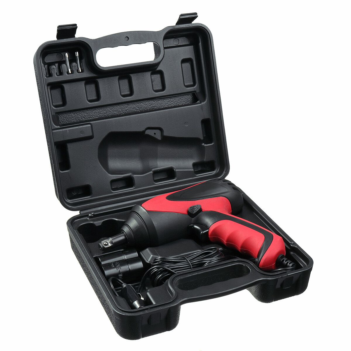 Electric 380N.M Impact Wrench High Torque 1/2'' Drive Tool Case And 2 Socket