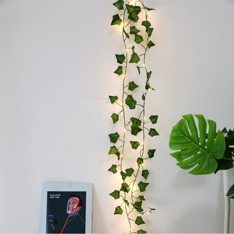 20 30 LED String Lights Green Leaf Ivy Vine Fairy Wedding