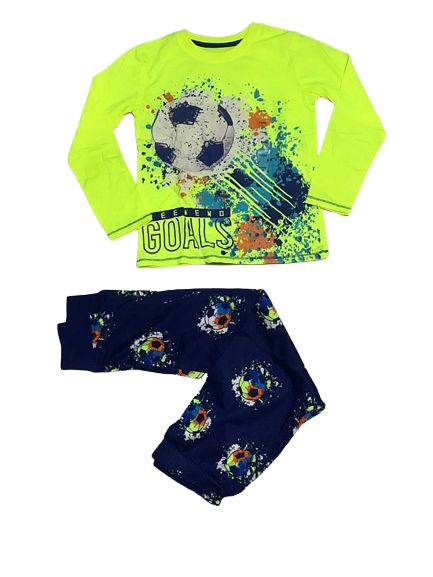 Children Long Sleeve Pyjamas Night Wear Cotton