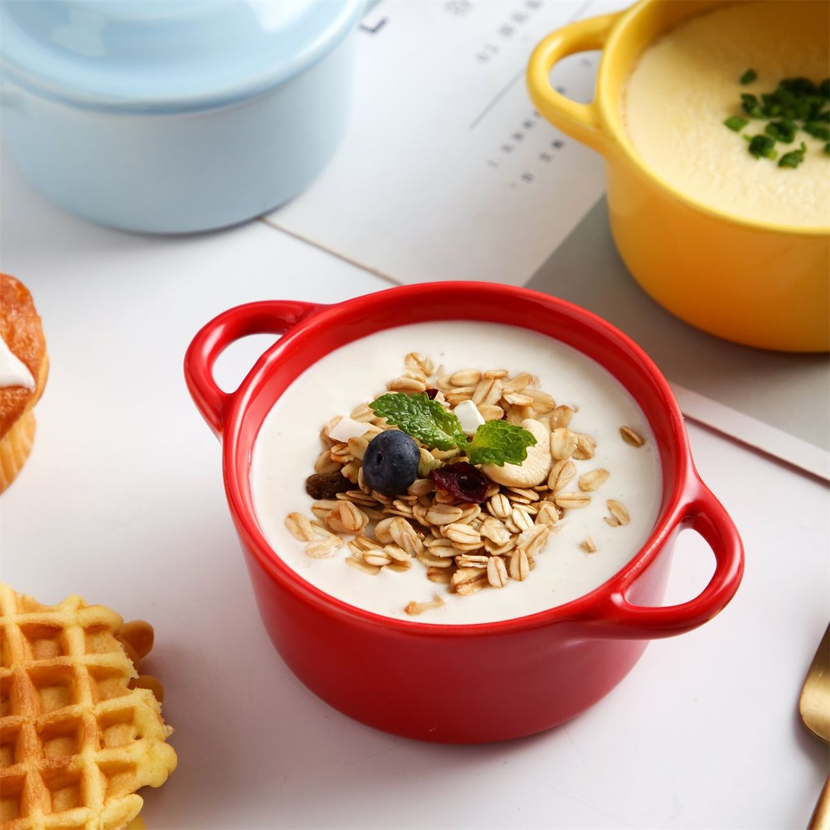 Ceramic Casserole Ceramic Cooking Pot Milk Egg Stew Pan