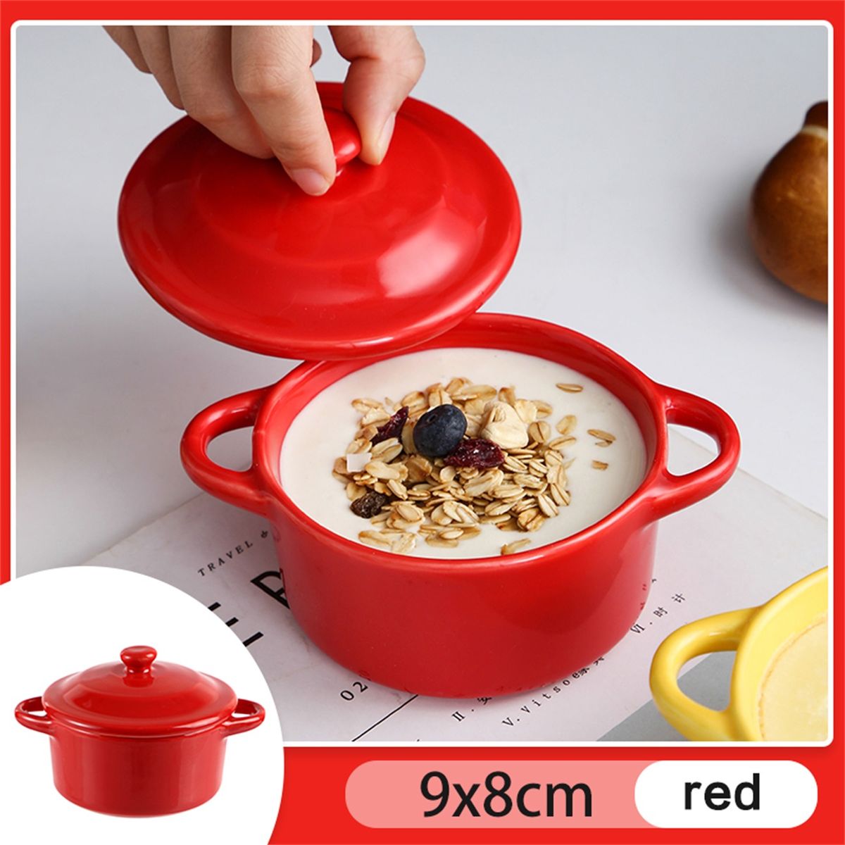 Ceramic Casserole Ceramic Cooking Pot Milk Egg Stew Pan