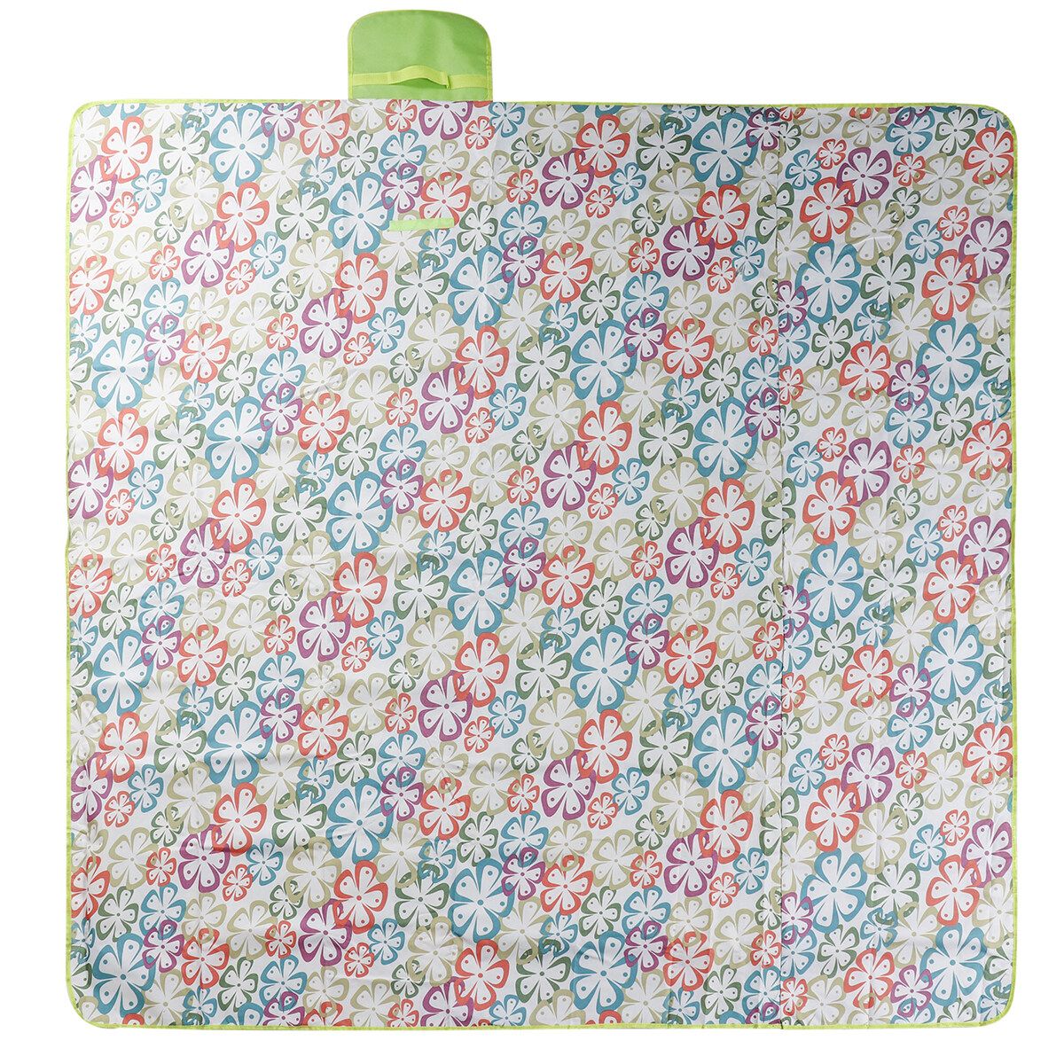 1.45/2M Large Picnic Mat Waterproof Folding Rug Outdoor Camping Beach Blanket Green-1.95x2M