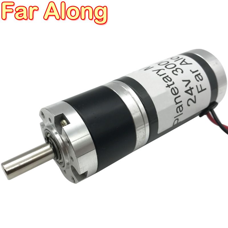 12V 24V DC Petary Geared Motor Long Life High Torque Low Speed 5 To 500RPM Forward And Reverse