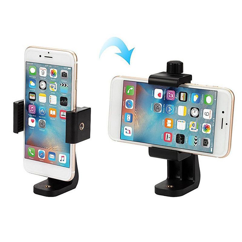 360 Degree Rotation Portable Stable Smartphone Holder-Black