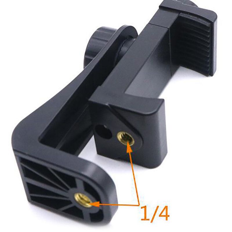 360 Degree Rotation Portable Stable Smartphone Holder-Black