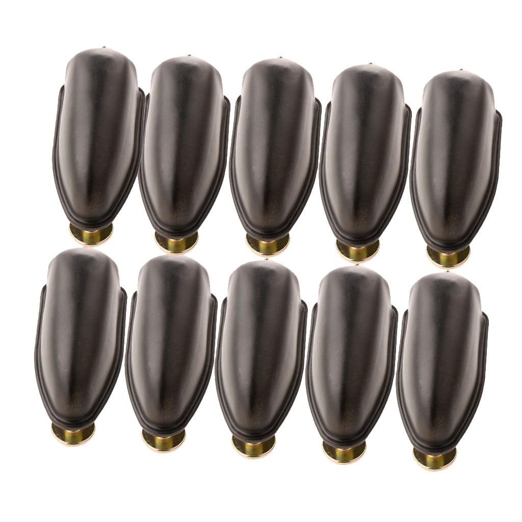 2x Durable 10Pcs Metal Drum Set Lugs Bass Tom Snare Drum Claw Hooks