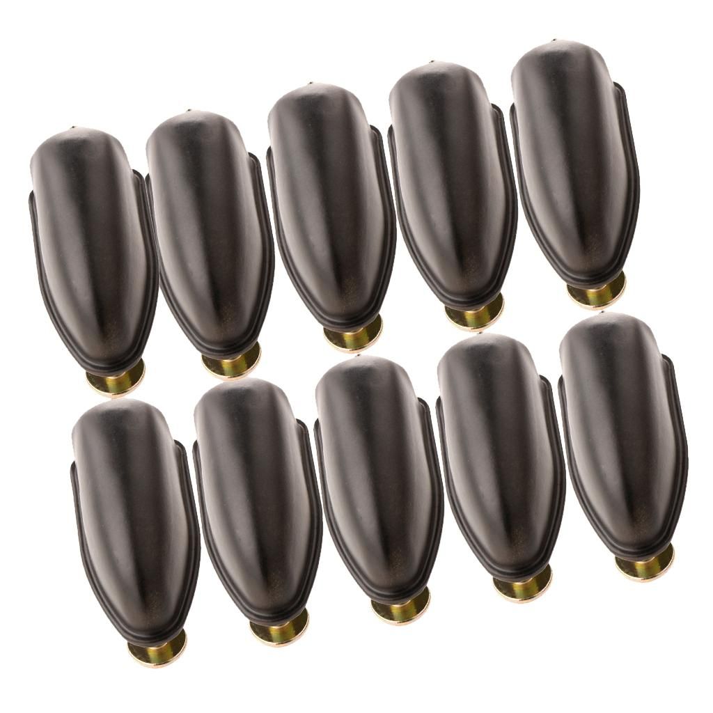 2x Durable 10Pcs Metal Drum Set Lugs Bass Tom Snare Drum Claw Hooks