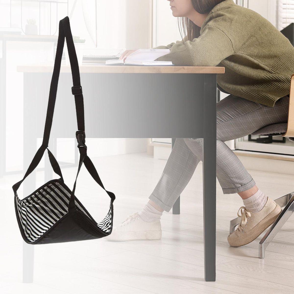 Airplane Footrest  Carry On Foot Rest Travel Leg Hammock
