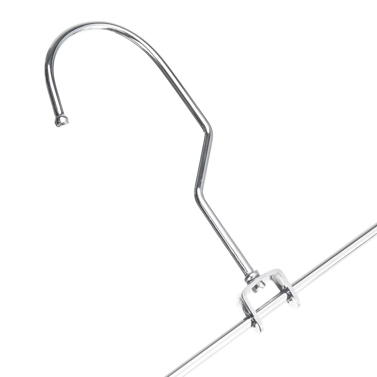 6 Layer Stainless Steel MultiFunctional Wardrobe Magic Clothes Hangers Pant Rack Rose Red