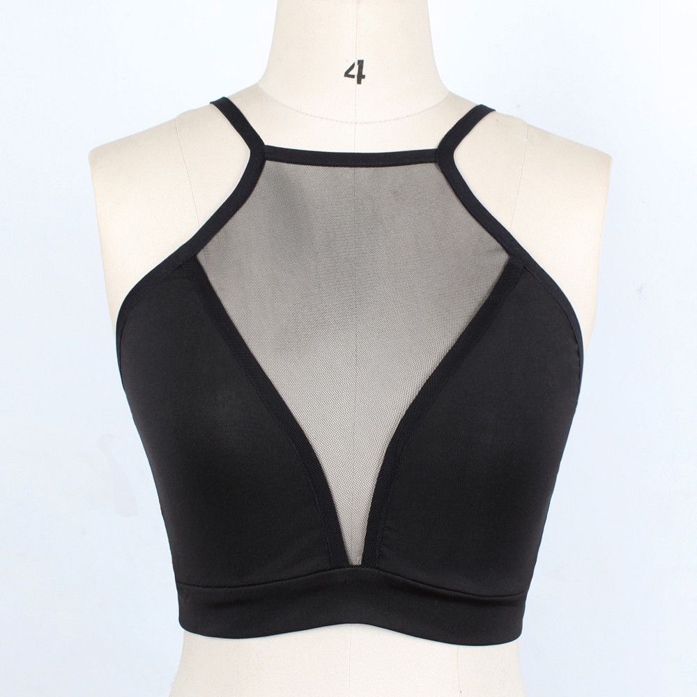 Women Sexy Mesh Bralette Perspective Corset Lingerie With Bodice Top Underwear Bralette Bra Push-up Underwear Bra