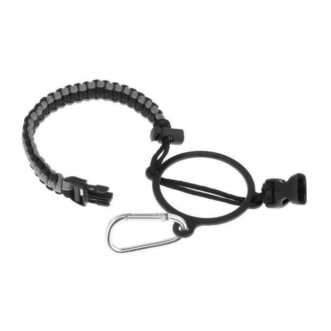Paracord Water Bottle Handle Holder 12-64oz For Takeya Hiking Gray